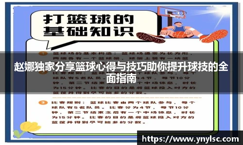 赵娜独家分享篮球心得与技巧助你提升球技的全面指南